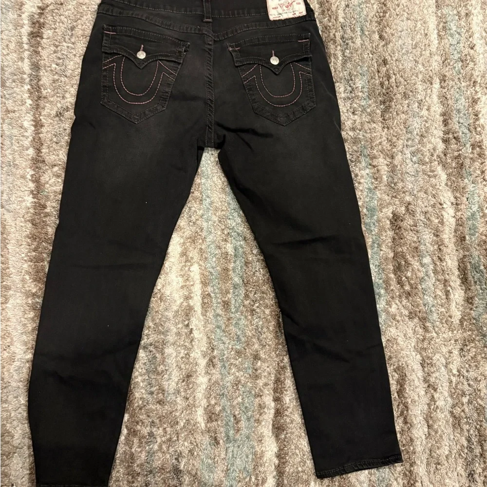 True Religion Black Skinny Jeans